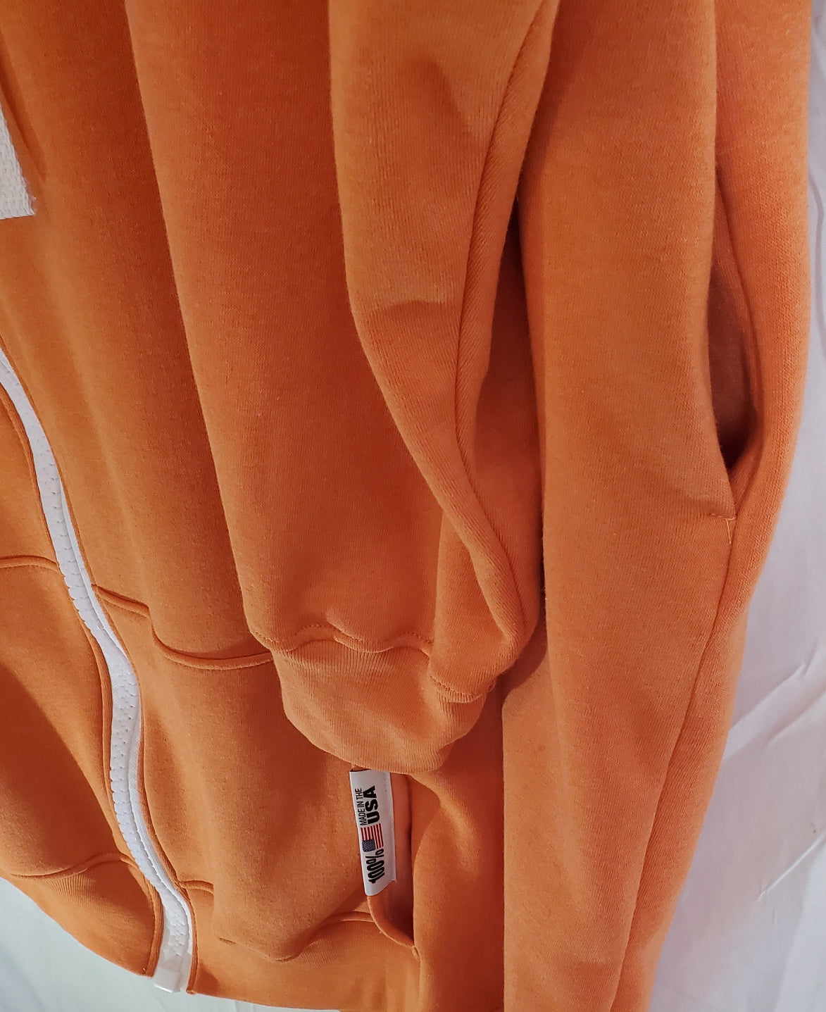 Fireball Orange Heathered Half-Giant Hoodie